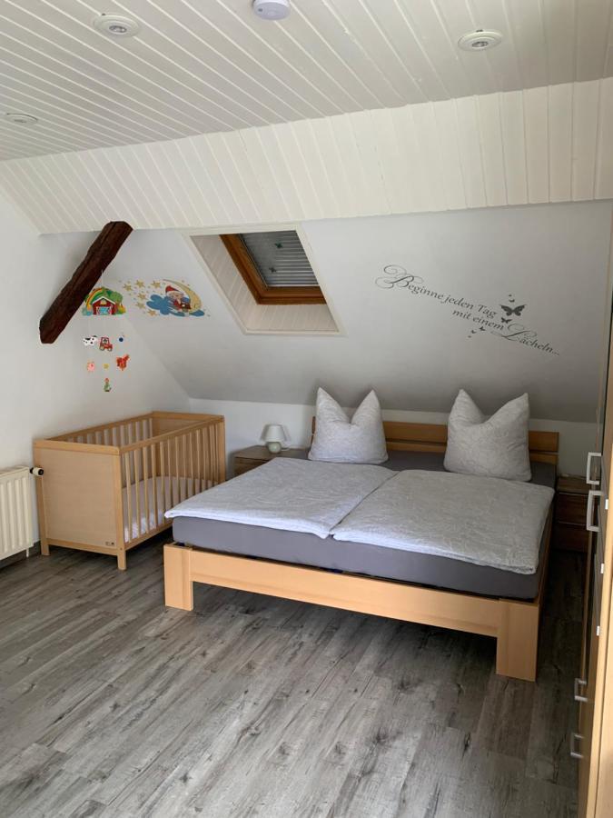 Ferienwohnung Zum Schloss Halbe Exterior foto